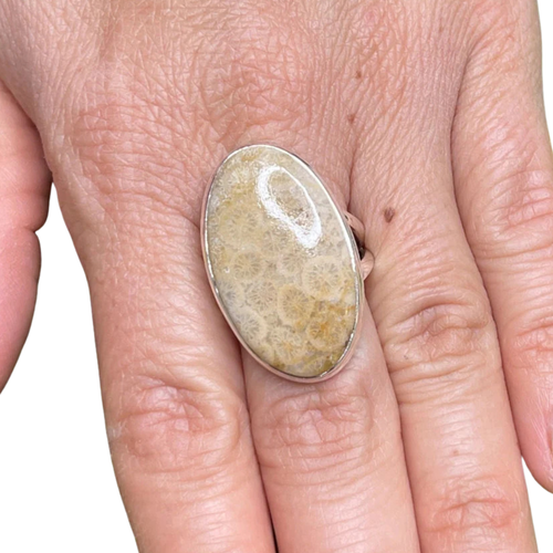 Bagues en argent et Chrysanthème