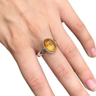 Bagues en argent et Citrine