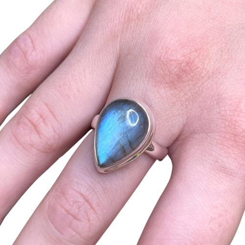 Bagues en argent et Labradorite