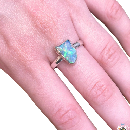 Bagues en argent et Opale Ethiopienne