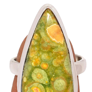 Bagues en argent et Rhyolite