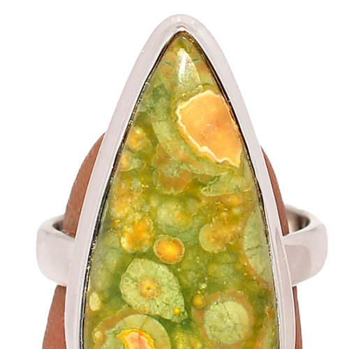 Bagues en argent et Rhyolite