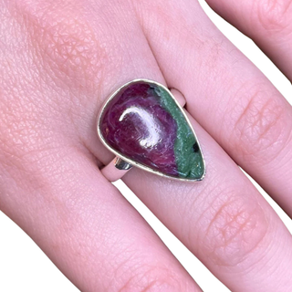 Bagues en argent et Rubis Zoïsite