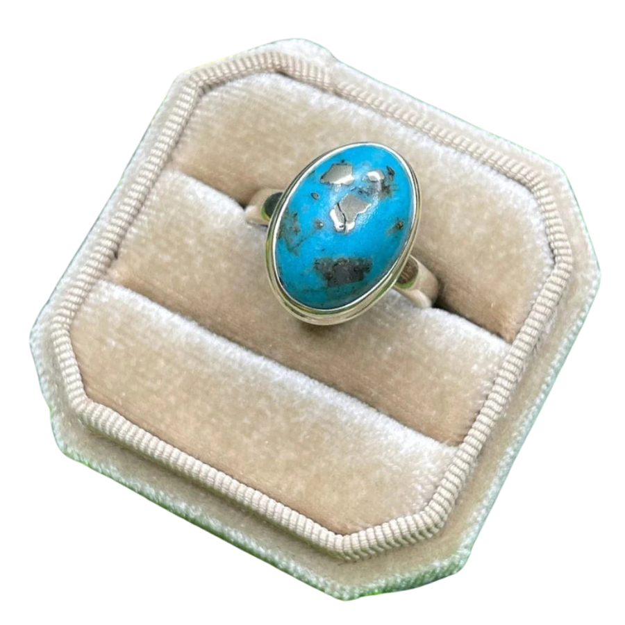 Bagues en argent et Turquoise Perse
