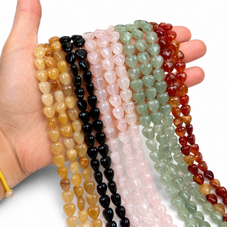 Perles en forme de cœur