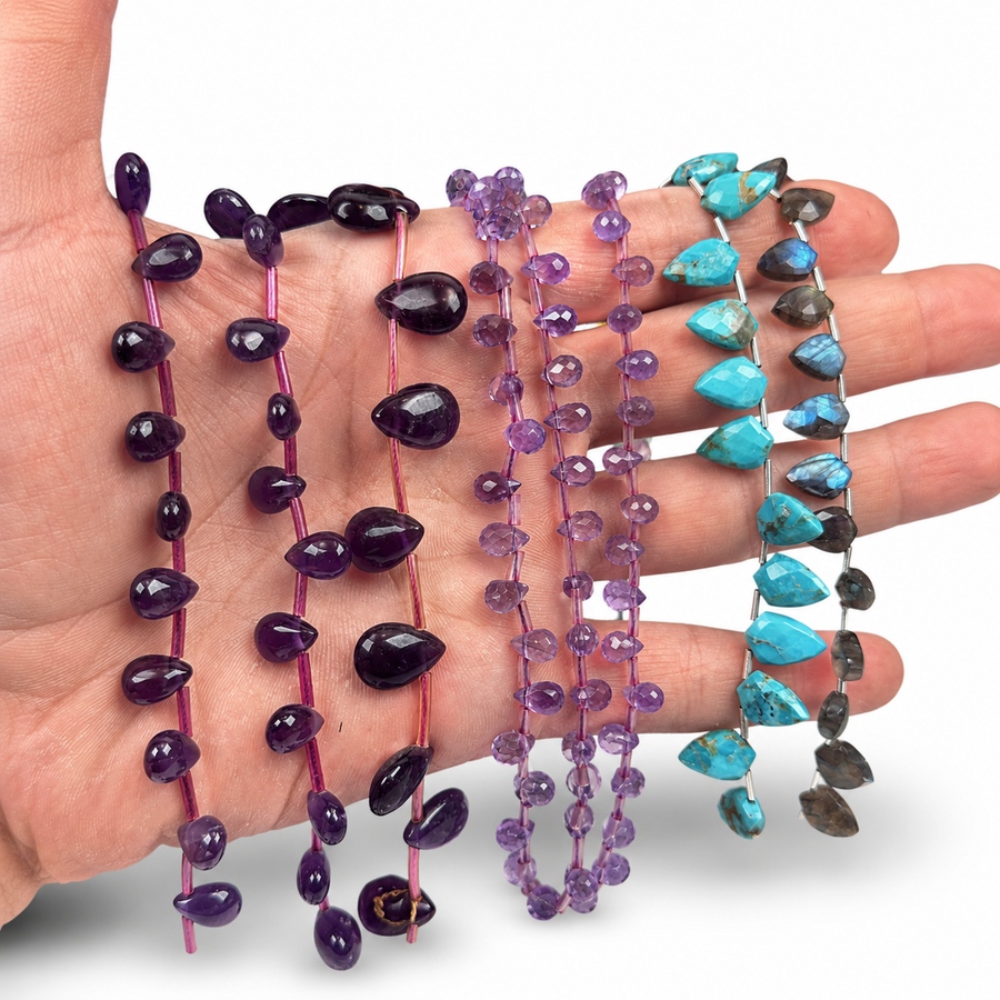 Perles Formes Gouttes, Briolettes ..