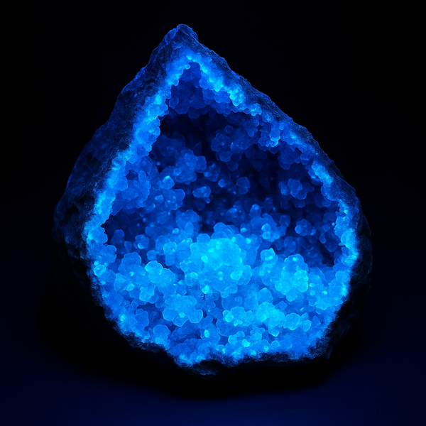Géodes Fluorescentes à Réaction UV