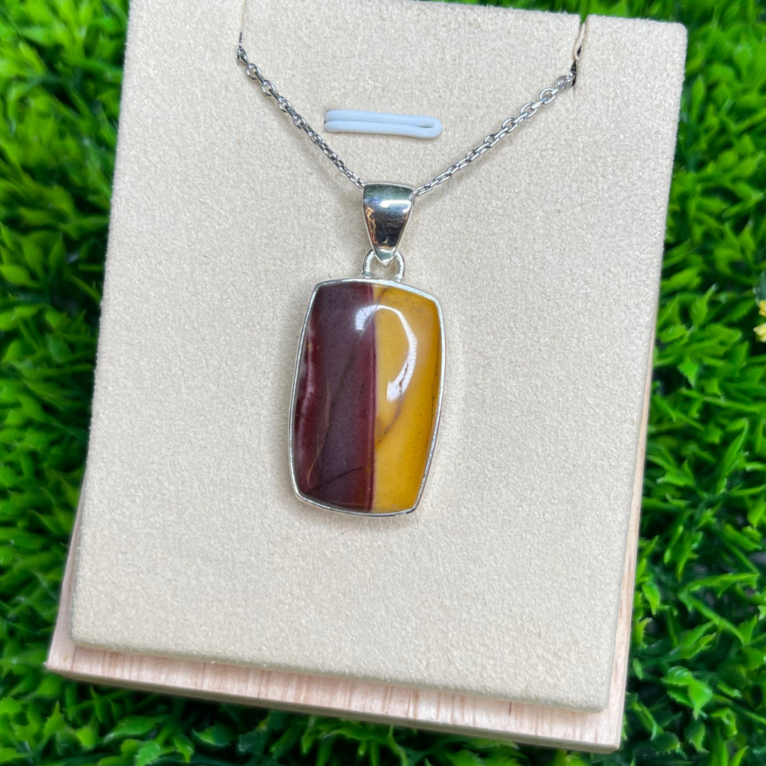 Pendentif Jaspe Mookaite