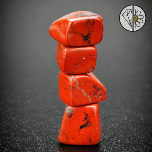 Pierres rouges de lithothérapie