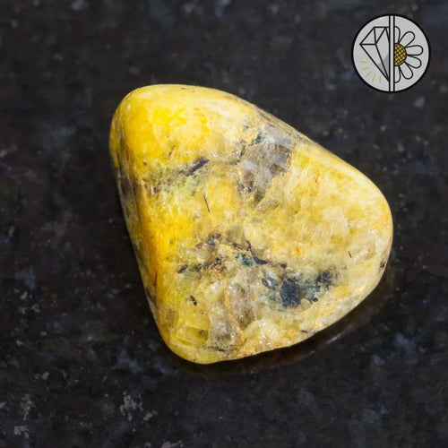 Pierres jaunes de lithothérapie