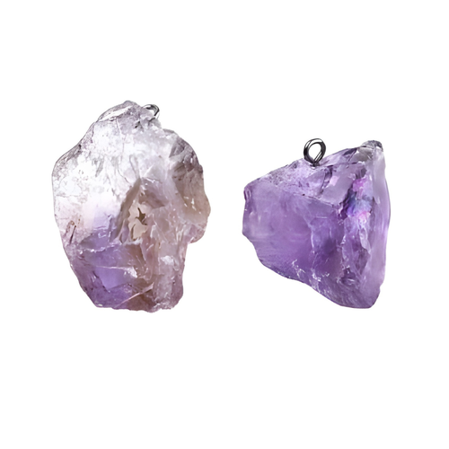 Pendentifs en pierre brute