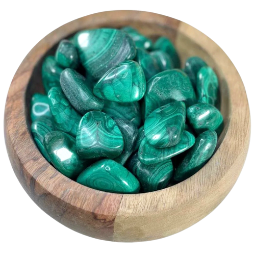 Pierres vertes de lithothérapie