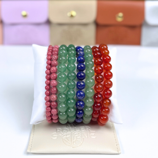 Bracelets en perles rondes