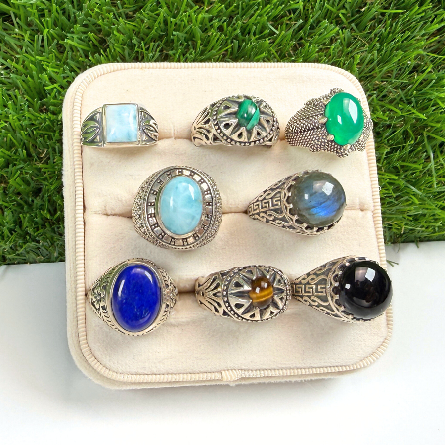 Chevalières en argent