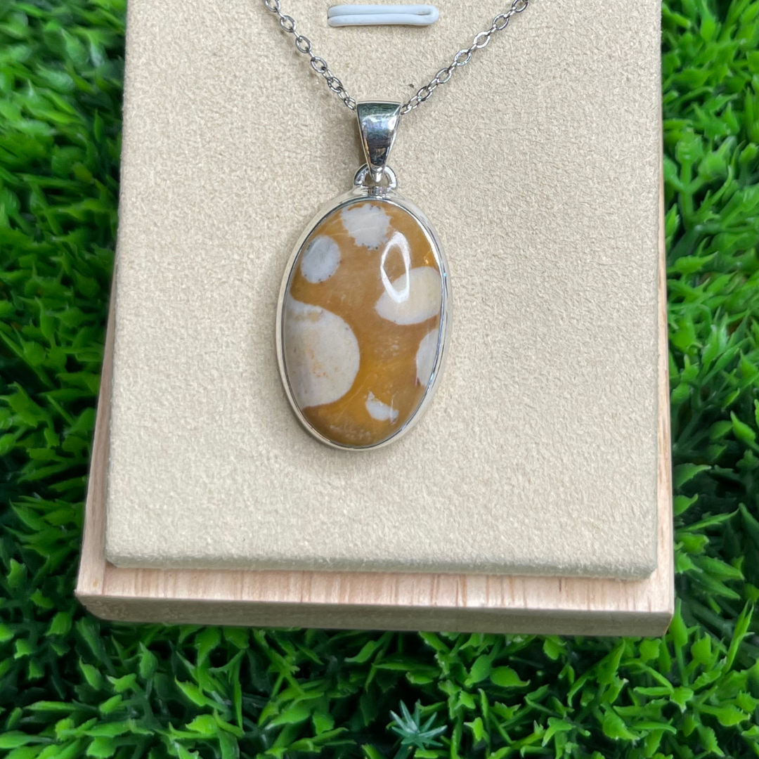 Pendentif Jaspe Faon