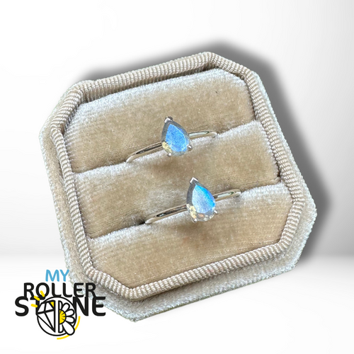 Bagues solitaires en Labradorite
