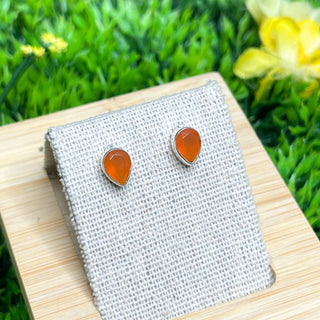 Boucles d'Oreilles en Cornaline