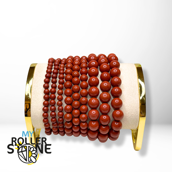 Bracelets en Jaspe Rouge
