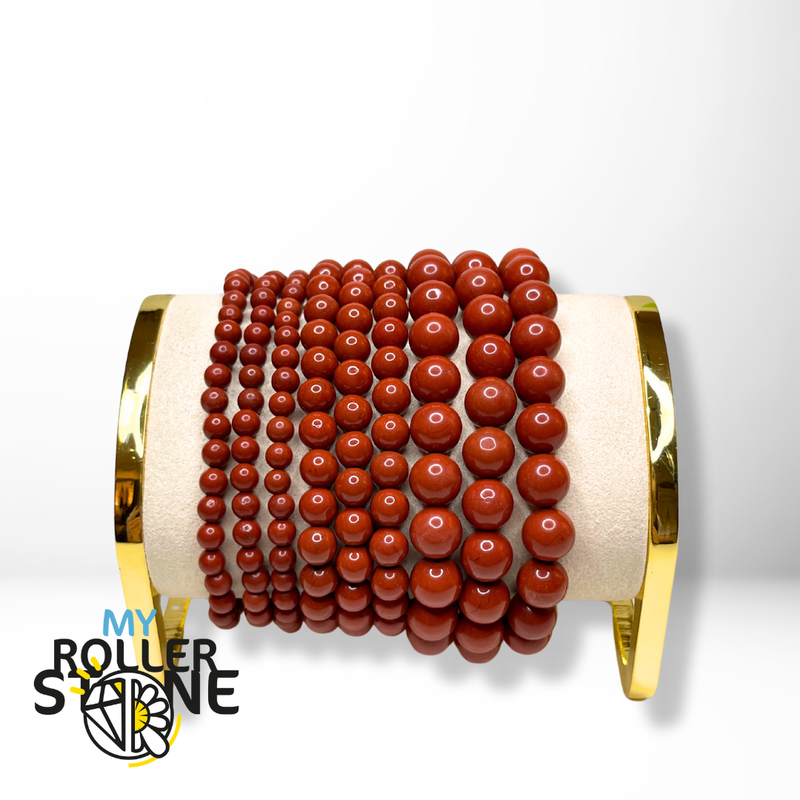 Bracelets en Jaspe Rouge
