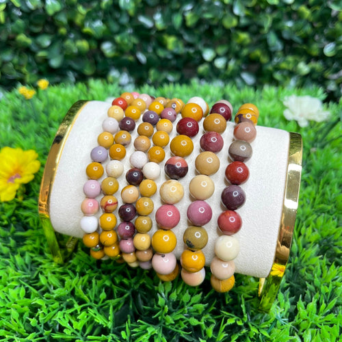 Bracelets en Jaspe Mookaite