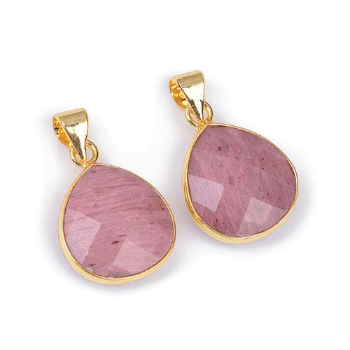 Pendentifs en Rhodonite