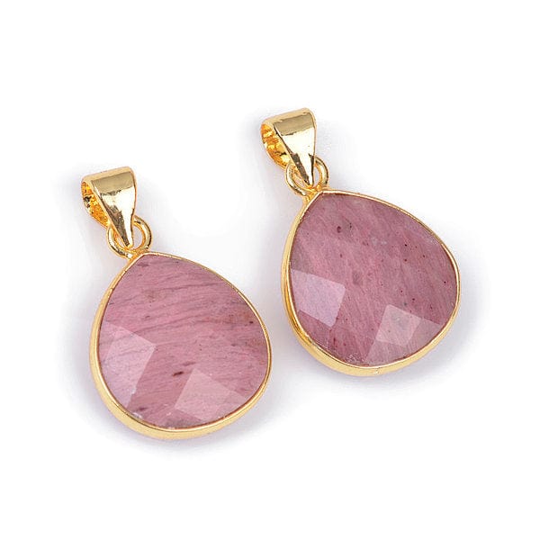 Pendentifs en Rhodonite