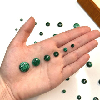 Cabochons en Malachite