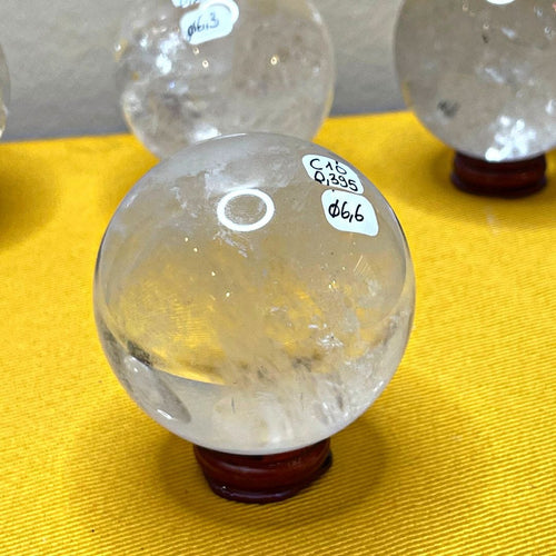 Sphères en Cristal de Roche