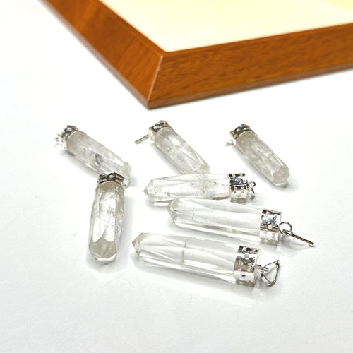 Pendentifs en Cristal de Roche