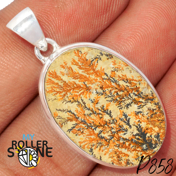 Pendentifs en Jaspe Psilomélane