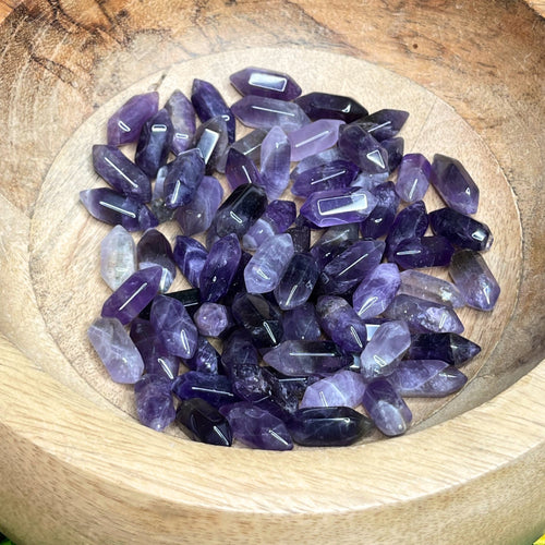 Pierres violettes de lithothérapie