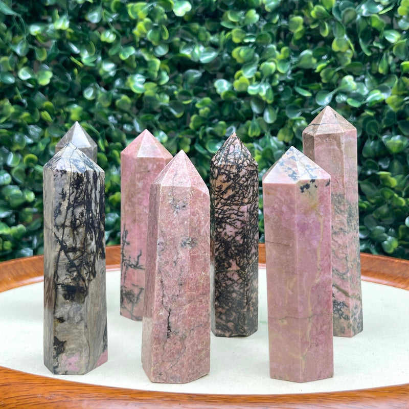 Pointes en Rhodonite