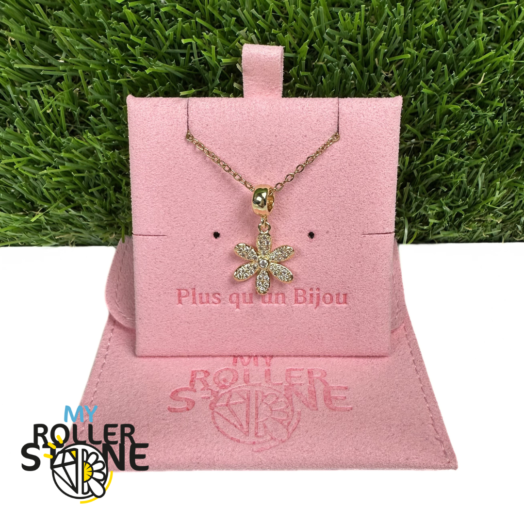 Pendentif Fleurs en Laiton Serti de Micro Pavé de Zirconium (3 Couleurs)