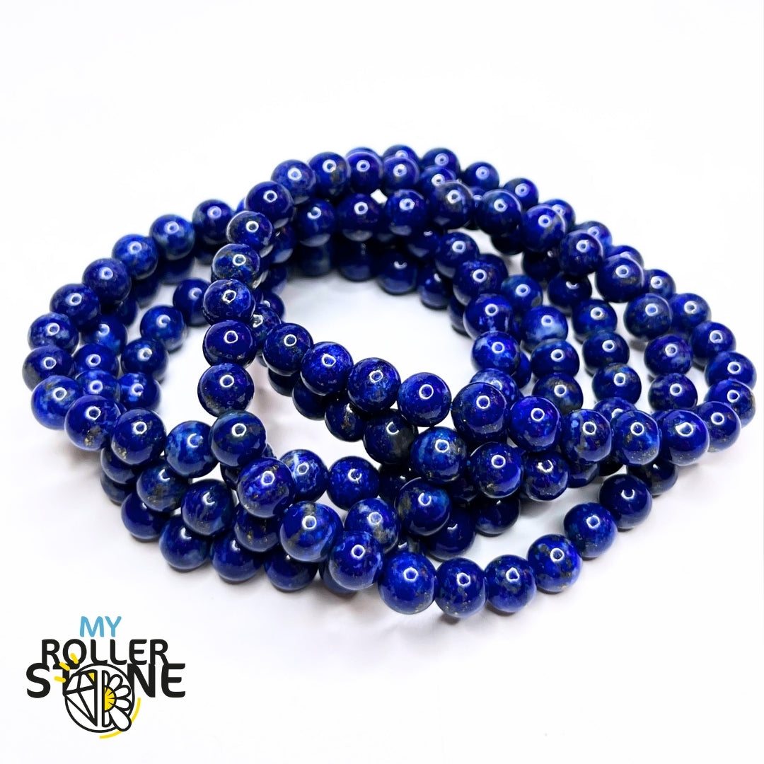 Bracelet triple en Lapis Lazuli AA