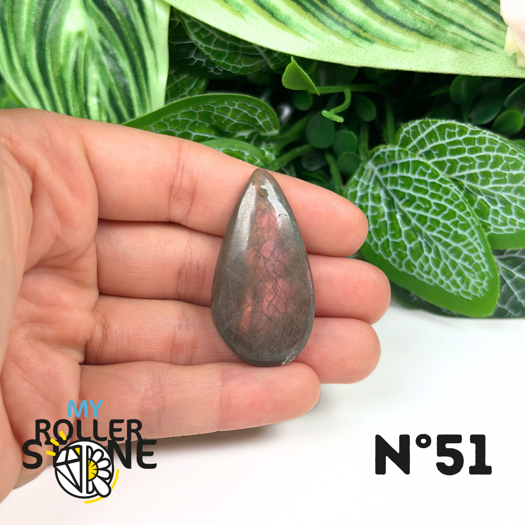 Pendentifs Labradorite Violette forme Libre 5A