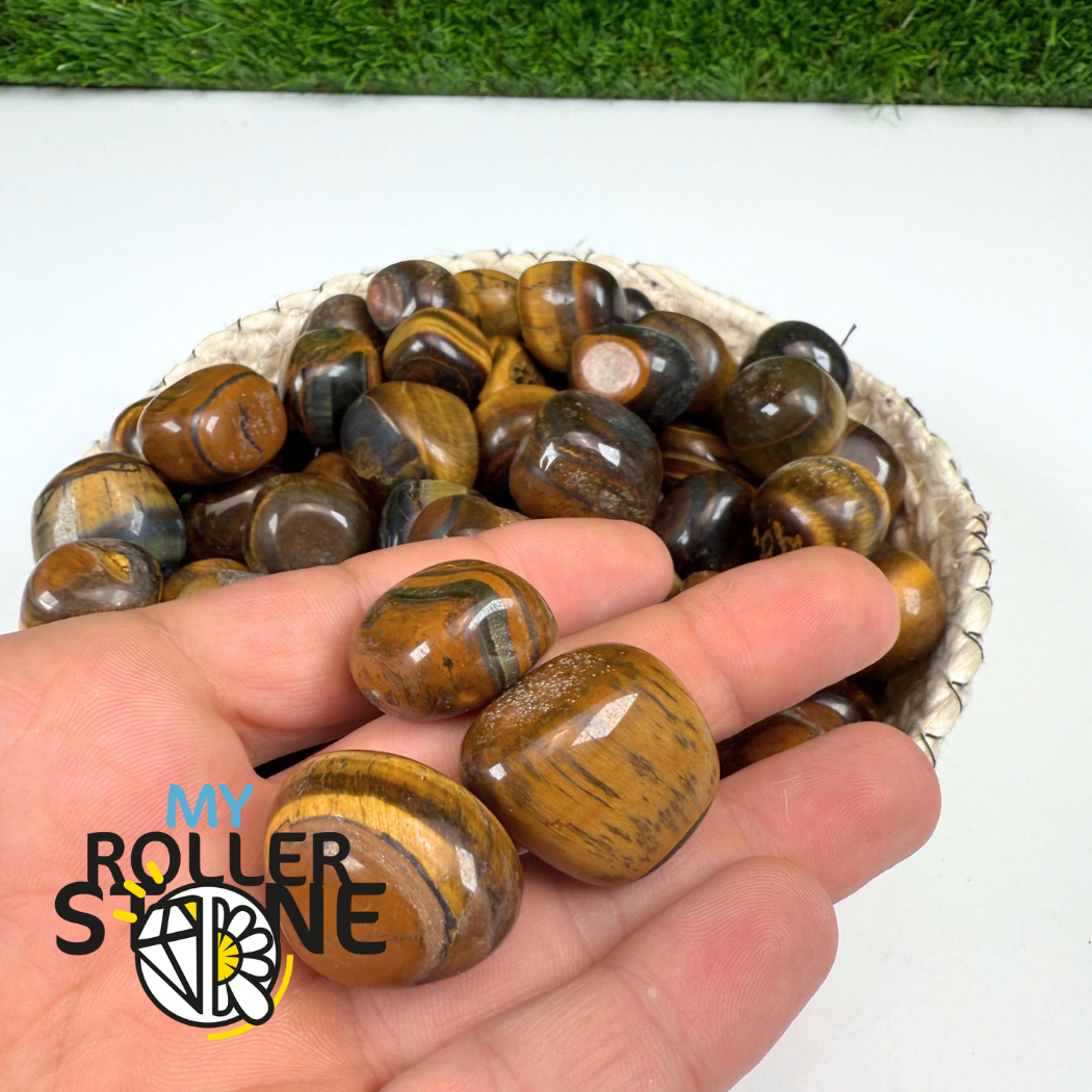 Pierres roulées Oeil de Tigre (Taille moyenne)