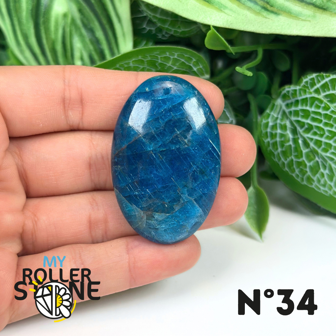 Pendentif Apatite bleue 5A