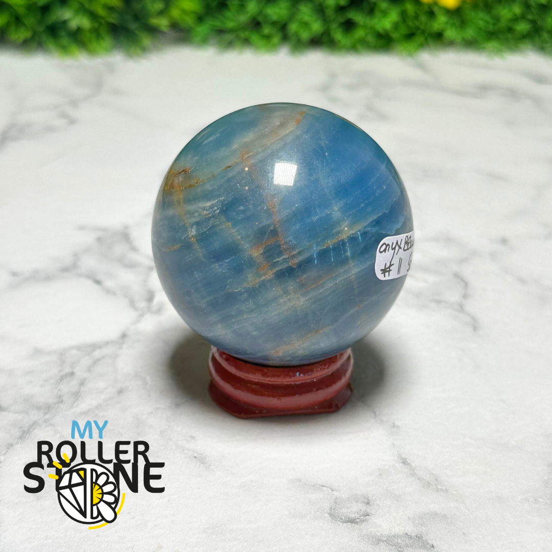 Sphère Onyx Bleu