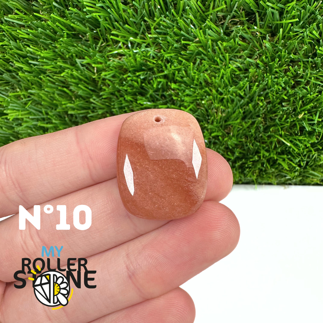 Pendentif Percé Amazonite Pêche