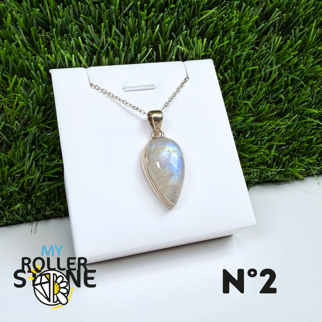 Pendentif Pierre de Lune Argent #2