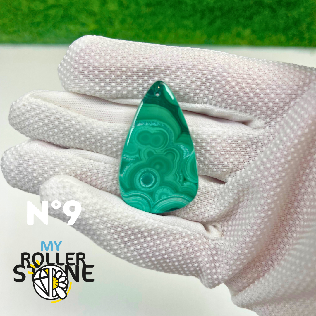 Pendentif Malachite 5A percé