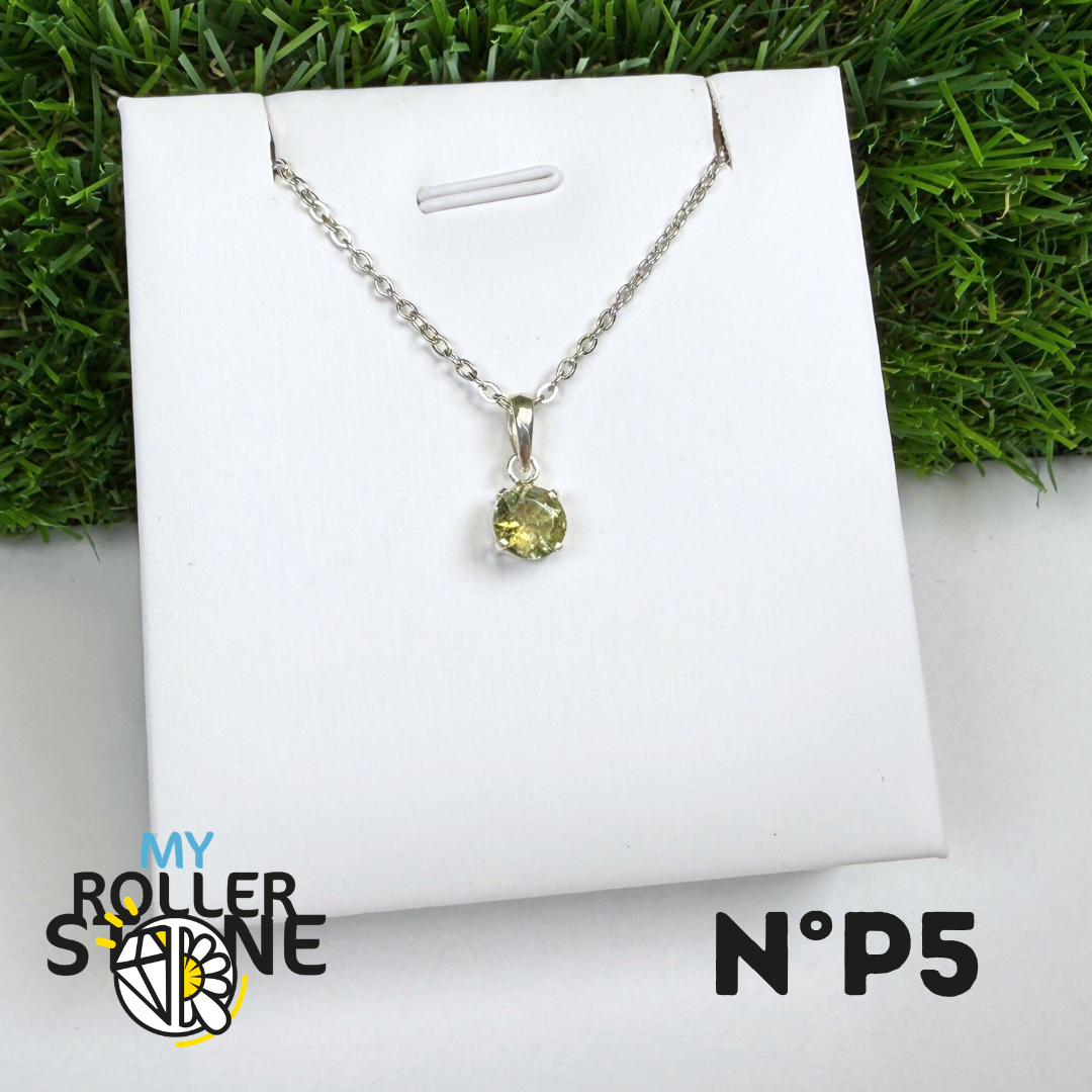 Pendentif Péridot du Brésil Argent 925 #5