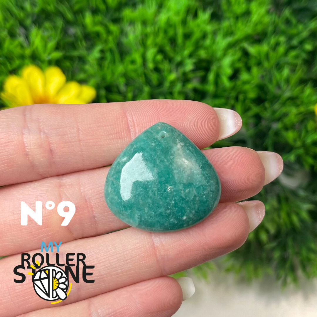 Pendentif Amazonite Brésil 5A