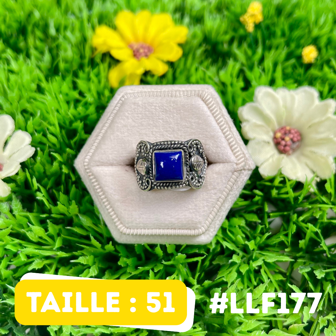 Bague Argent 925 Lapis Lazuli #LLF177