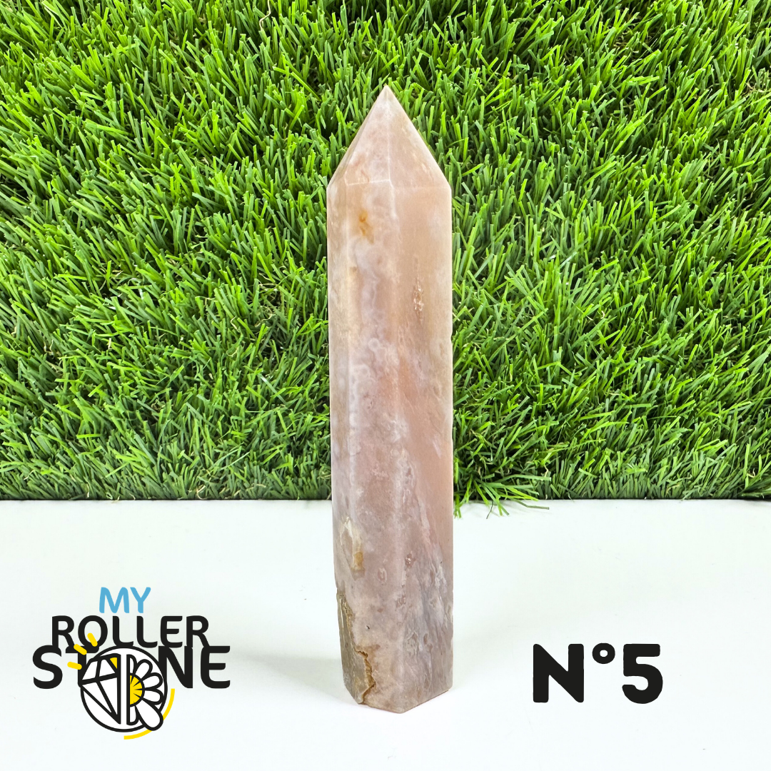 Pointes Pierre Agate Fleur