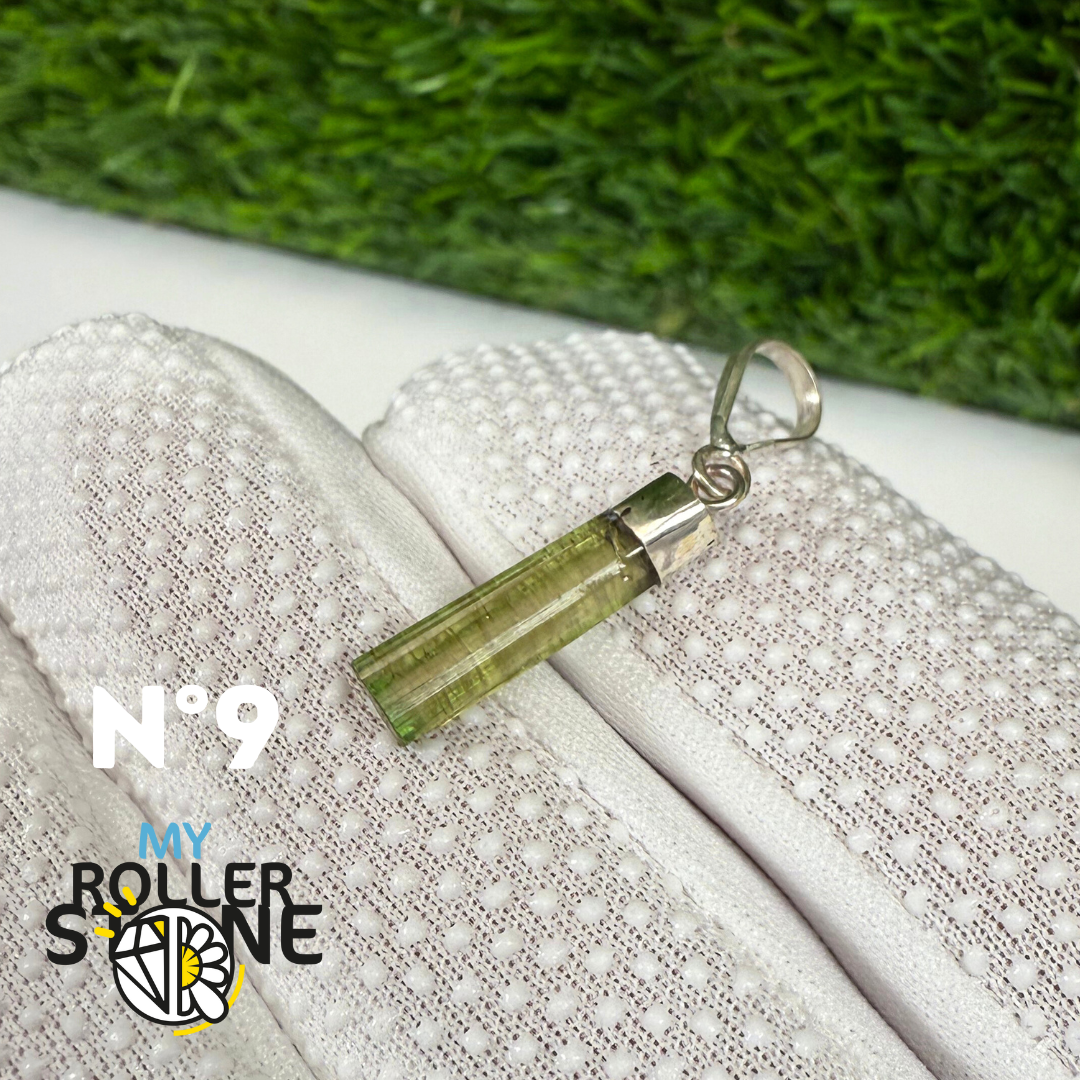 Pendentif Multi Tourmaline et Argent