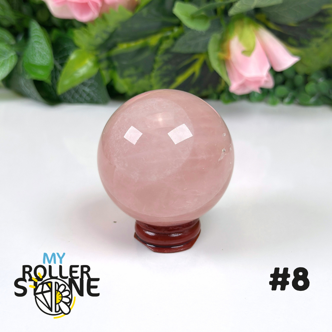 Sphère Quartz rose Étoilé