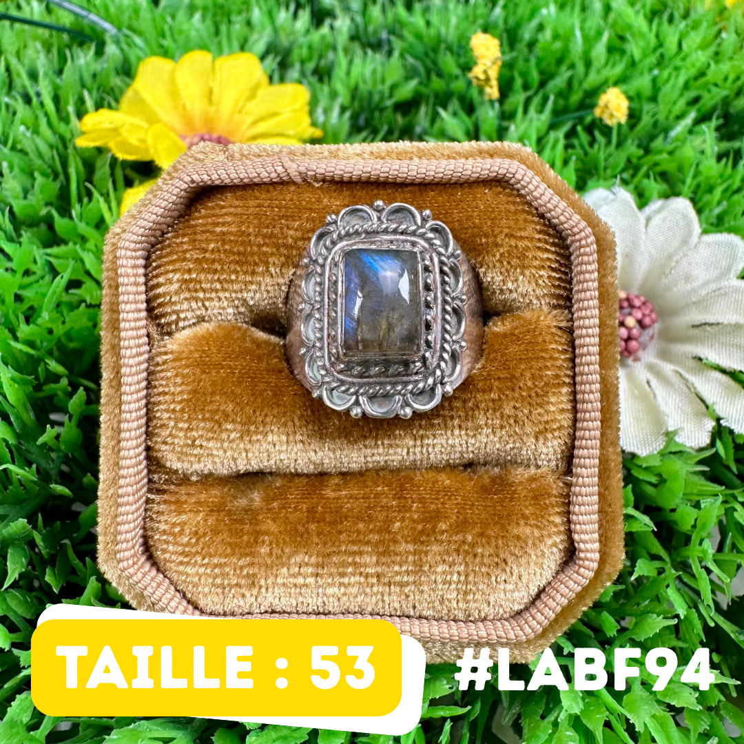 Bague Labradorite Bluefire #LABF94