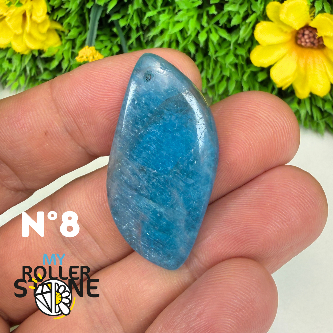 Pendentif Apatite bleue 3A