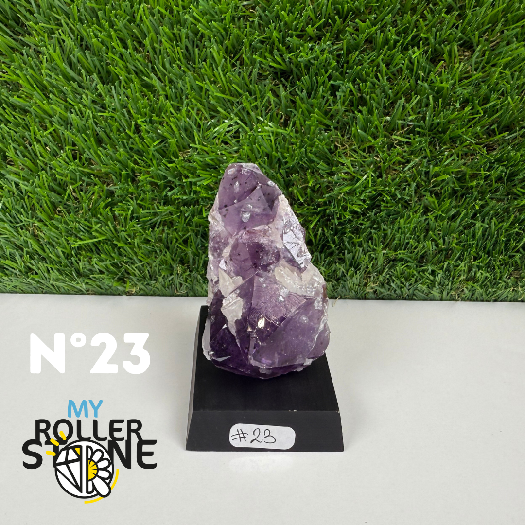 Améthyste sur socle